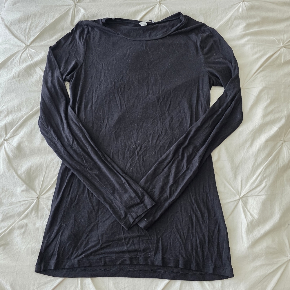 🚫SOLD🚫 Halogen Black Long Sleeve Top